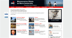 Desktop Screenshot of oblatfrance.com